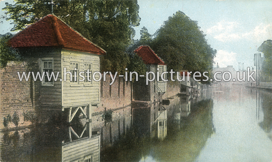 The River at Ware, Herts. c.1909